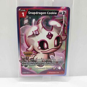 NIP Foil Snapdragon Cookie BS3-006 P Prerelease Promo COOKIE RUN TCG New Sealed